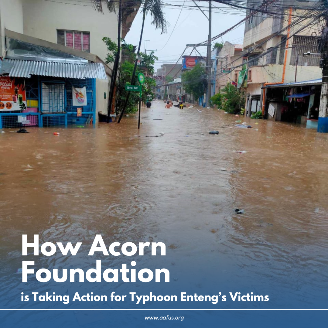 How Acorn Foundation is Taking Action for Typhoon Enteng’s Victims